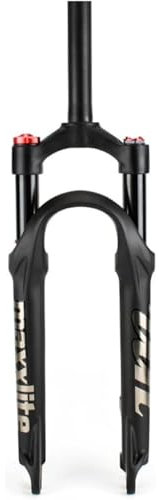 Fourche a Suspension pour VTT 26 Pouces Fourche Avant Suspension Débattement 90 mm Alliage d'aluminium Fourche Avant Droite VTT de Descente