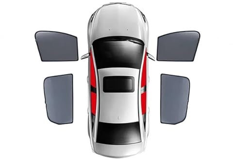 DZSJUNCHENSM Parasol Coche para Mercedes para Benz Clase E W211 2003-2009 Coche Magnético Parasol Parabrisas Delantero Cortina Trasera Ventana Lateral Sombrilla De Coche(4PCS Front Rear)