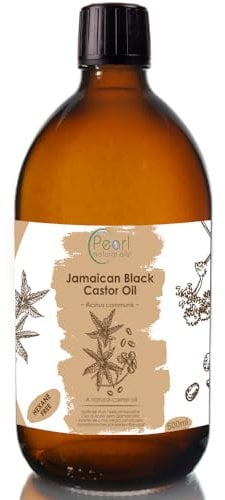 Jamaican Black Castor Oil - 100% Pure & Natural Glass Bottle 500 ml