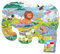 Adval9Vram 105 Piece Jigsaw Puzzle for Kids 4-8 Year Olds, Extra Thick Cardboard Floor Puzzle with Storage Box & Poster, STEM Learning Toys Jigsaws Game Gift for Boys Girls, Dinosaur Valley Shaped