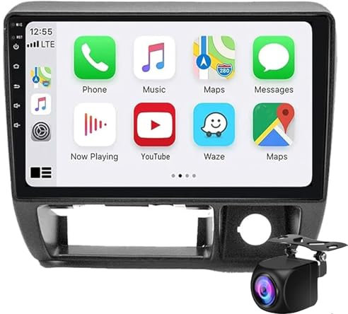 Android 14 Autoradio Radio Für Su-zuki Jimny 1998-2004 Mit GPS-Navigation 9-Zoll-Touchscreen-Autoradio Bluetooth-Multimedia-Player-Unterstützung 4G / WIFI Carplay Android Auto USB DSP RDS(Size:NF-2)