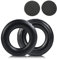 Cuscinetti auricolari di ricambio compatibili con cuffie AKG K240 MKII K241 K270 K271 MKII K272 HSD171HSD271HSC271 cuffia in pelle nera