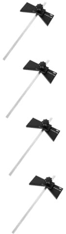 NUOBESTY 4 Stück Zentrumsschreiber wählen Holzbearbeitung Zentrierung Markierung Messgerät Mittelmesswerkzeug Holzfugenlehre Zentrumsfindungstool Router-Tool Holzzentrum Tool finden Plastik