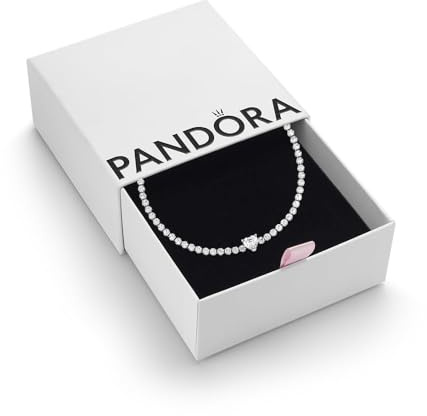 PANDORA Sparkling Heart Tennis Bracelet - With Gift Box