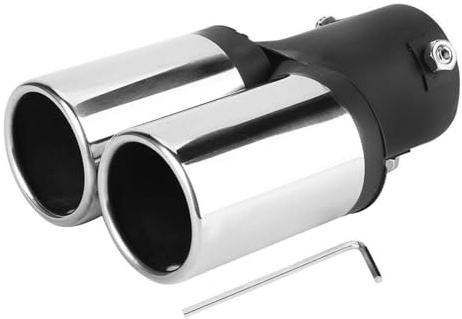 TVVXIO Auto Auspuff Endrohr, für Benz SLK 200 R170 R171 R172 Edelstahl Auspuff Endrohr, Auspuffblende Auspuff, Auto Schalldämpfer Endrohr,A
