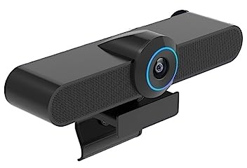 ZXZZAS 2.5K USB Webcam With 4x Digital Zoom Conference Cam 165 Degree FOV 3 Presets For Living Meeting Education PC, TV For Conferencing