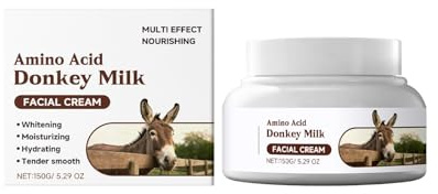 Eselsmilch-Feuchtigkeitslotion, Hochwertige Eselsmilch-Gesichtscreme, Natürliche Anti-Aging-Hautpflege, Reduziert Falten, Spendet Feuchtigkeit und strafft die Haut, Geeignet für alle Hauttypen