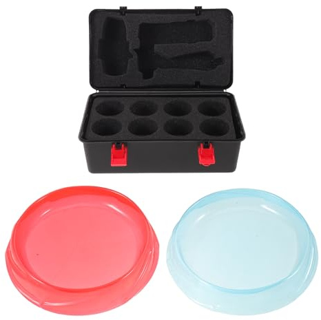 HONITANO 1 Set Battle Tops Aufbewahrungstasche: Kreisel-Aufbewahrungstasche, Kreisel-Kampfplatte mit Schwammeinlage für Bey Wheels Partyspiel für Jungen - Reisespielzeugbox für Partys