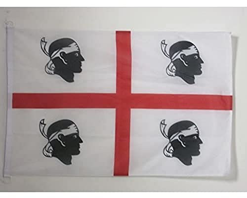 AZ FLAG Bandiera Sardegna 90x60cm per Esterno - Bandiera SARDA - Italia 60 x 90 cm