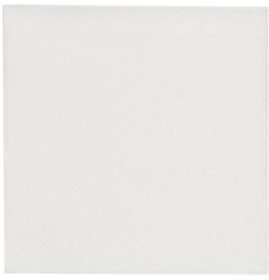 Sovie HORECA Linclass® Airlaid Tischdecke 80x80 cm, Mitteldecke stoffähnlich, praktisches Einmal-Tischtuch, edle Tischdeko, 20 Stück, Weiß