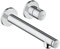 AXOR Wasserhahn Uno Select Unterputz (Armatur mit Auslauf Länge 220mm, Wandmontage) Chrom