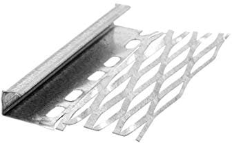 25 x Handelskönig Putzabschlussprofil Innen je 260 cm x 10 mm = 65 lfdm Abschluss Putzprofil Abschlussleiste Putzabschluss verzinkt Innenputzprofil