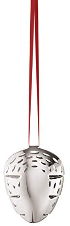 Georg Jensen Weihnachten Dekoration, Palladium Versilbert Messing, Silber, one Size