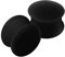 KJM FASHION 2 STK Silicone Black 16mm 5/8 Double Flared Ohrringe Flesh Earplugs Stecker Expander Dehnen Gauges Piercing Schmuck 2671