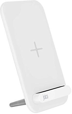 Juice Wireless QI Compatible Mobile Phone Charging Stand, iPhone, Samsung, Huawei, Sony, Microsoft, Google, 10W - White
