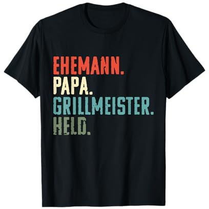 Ehemann Papa Grillmeister T-Shirt