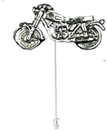 ww22 Krawattennadel, klassisches Motorrad-Design, feines englisches Zinn, auf Krawattennadel, Hut, Schal, Kragen, Mantel