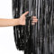 2m/2.5m/3m Foil Door Curtain [2m, Black]