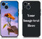 AnNengJing Custom Soft Liquid Silicone Cases Full-Body Protective Personalized Photo Name Text Logo Phone Cover for iPhone 14 Plus Black