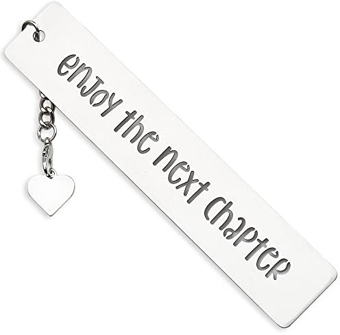 Enjoy The Next Champer Inspirierendes Lesezeichen Geschenk für Frauen, Kollegen, Schriftsteller, Buchliebhaber, Ruhestandsgeschenke für Frauen, Männer, Chef, Abschlussgeschenke für Frauen, WLB2