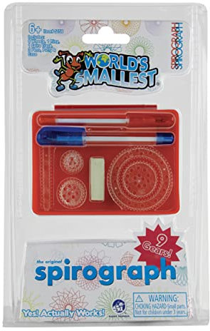 Worlds Smallest Der Original-Spirograph mit 6 Rädern