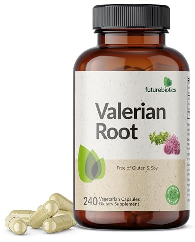 Futurebiotics Valerian Root Promotes Relaxation Non-GMO, 240 Vegetarian Capsules