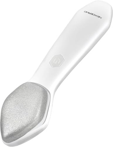 NEWDERMO Microdermabrasion Machine Pro, Large Diamond Electric Microdermabrasion Wand Tool With 3 Levels Frequency for Face Body Exfoliate Skin Care(White)