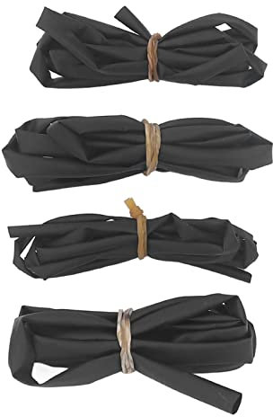 Guaina Termorestringente con Adesivo, Kit Guaina Termorestringente da 4 Pezzi con Assortimento Elettrico Adesivo, Guaina Termorestringente