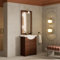 Kiamami Valentina Mueble de baño de Suelo de 65 cm con 2 Puertas Nogal Toscana