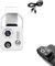 KyneLit NanoZoom 200x Clip sur Smartphone Microscope Lentille - Grossissement Haute Définition avec Lumière LED - Lentille Microscope Numérique Léger et Portable (Blanc)