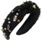 scicent Haarreifen Damen Strass-Stirnband Kopfbedeckung Haarbänder Mode Perlen Kristall Schmucksteine Glitzernd Diamant Bling Haarreif Styling Accessoires für Frauen Braut Hochzeit - 26219