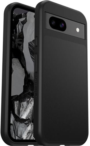 OtterBox Sleek Series Case for Google Pixel 8a, Shockproof, Drop proof, Ultra-Slim, Protective Thin Case, Tested to Military Standard, Black, Non-Retail Packaging