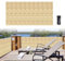 Brise Vue Bambou Naturel Canisse Bambou 60cm 70cm 80cm 90cm 100cm 110cm 120cm 130cm 140cm 150cm 160cm Hauteur Clôture En Roseau Durable Pour Balcon, Terrasse Et Jardin(Color:Primary black line,Size:80