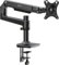 ONKRON Bras Articulé Écran PC 17-38 Pouces, Support Ecran PC Bureau Poids de 11 kg - Pied Ecran PC VESA 75x75 & 100x100/Accessoires PC Bras Mécanique Ecran Inclinable Pivotant Rotatif MS75-B Noir