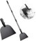 Multifunctional Garden Shovel, Schnee-EIS-Häcksler für Gehweg mit 136 cm Stiel für Jäten, Garden Shovel Spade Tool for Weed Removal, Lawn Edging Cutting Garden Tool
