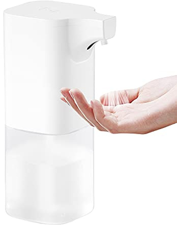 Infrarot-Seifenspender berührungslos, IPX3 wasserbeständig, für Küche Bad | Präziser 0,25s-Sensor erkennt Handbewegung, hygienisches No-Touch-Design, tropffreier versiegelter Auslass, 50.000