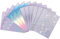 Tovbmup 12 Blatt Hologrammfolie,A4 Größe selbstklebendes Laminat wasserdichtes Vinyl Aufkleber Papier, Selbstklebende Folie für DIY Handwerk Dekoration Adventskalender