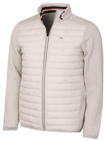 Calvin Klein Mens 2026 CK Hybrid Insulate Lightweight Golf Jacket