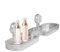 Nuyhadds Organisateur de lavabo - Étagère de rangement pour robinet - Panier multifonction au-dessus du lavabo - Organiseur de douche - Porte-savon amovible avec ventouse pour salle de bain, cuisine