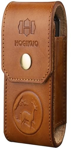 Leder-Multitool-Etui, Multi-Tool-Holster für Leatherman, Gerber, SOG und ähnliche Klappwerkzeuge, 12,7 cm bis 14 cm