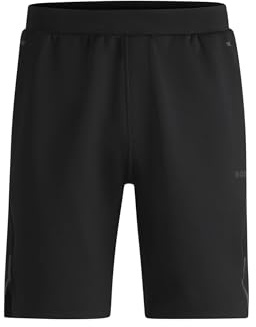 BOSS Herren Hecon Active Active Shorts aus schnell trocknendem Gewebe mit reflektierendem Logo