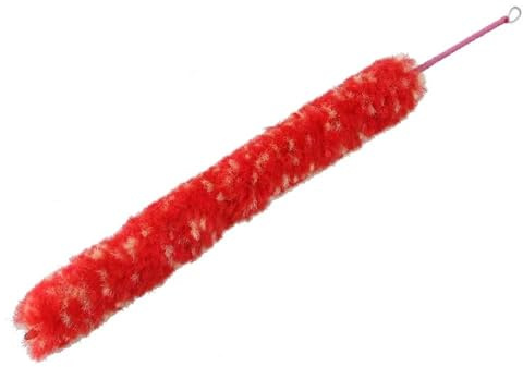 Klarinetten-Zubehör-Sets Praktische Weiche Nylon Kleine Flöte/Klarinette Pinsel Reinigung Pinsel Reiniger Pad Swab Saver(Red)