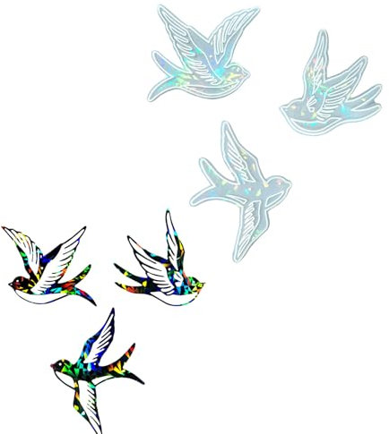 ROYJJ Kleine Schwalbe Wanddekoration, Kleberform, Mehrzweck-Silikon, Schwalbe, Gipshalter, Form-Set, tragbar, für Harz, Gips, Bastelbedarf, verschiedene Größen