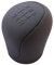 NIVQH Auto Gear Shift Schaltknauf Cover FüR HONDA CRV CR-V 4. generation 2012-2018, Plug & Play Verstellbare AutozubehöR Den Innenra Schalthebelknopf Staub Jacke,E/Grey