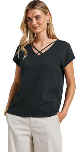 Street One Damen A323555 Shirt mit Bändern (1er Pack)