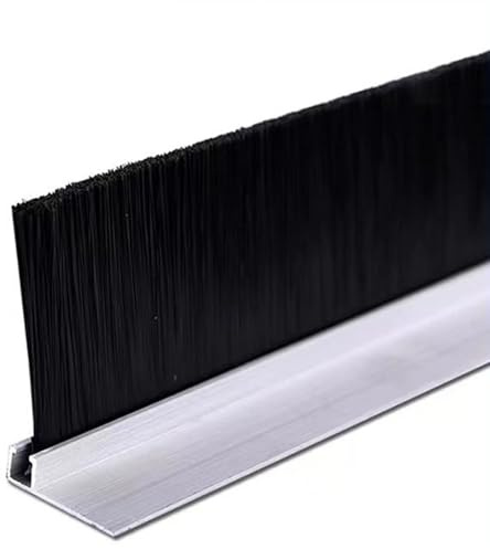 Brosse de Porte & Balayage, Joint Coupe-Froid pour espaces ≤2,5cm, élimine débris - Maison/Portail(30mm,70mm)