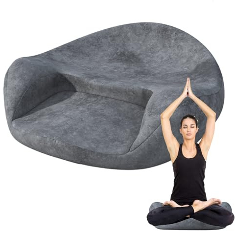 Zusätzliches Meditationskissen – Yogakissen | waschbar, abnehmbar | Baumwolltasche innen mit Buchweizenschalen gefüllt | bequemes Bodenkissen | bequemes Bodenkissen |