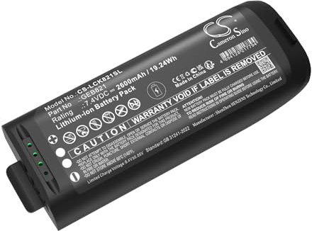 Ersatz Akku für Leica BLK2GO, BLK2GO Handheld Imaging Laser PN:Leica 879638, GEB821 2600mAh / 19.24Wh