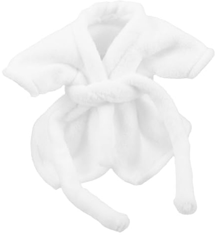 TOKIDNY Plüschbär Bademantel Set Niedliche Puppenkleidung für und Stofftiere für Puppenhaus Badezimmer und Perfektes Outfit für Rollenspiele