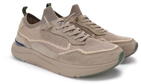 PITAS | TUI Man | Zapatillas Hombre Casual | Náuticos para el Invierno | Mocasines | Zapatillas de Vestir | Zapatos sin Cordones | Deportivas Casual | Calzado Walkinpitas | Beige 43